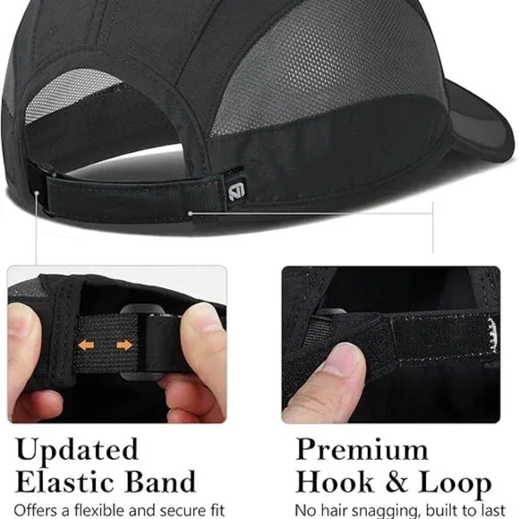 Quick Dry Run Hat Cooling Breathable Mesh - Picture 3 of 5
